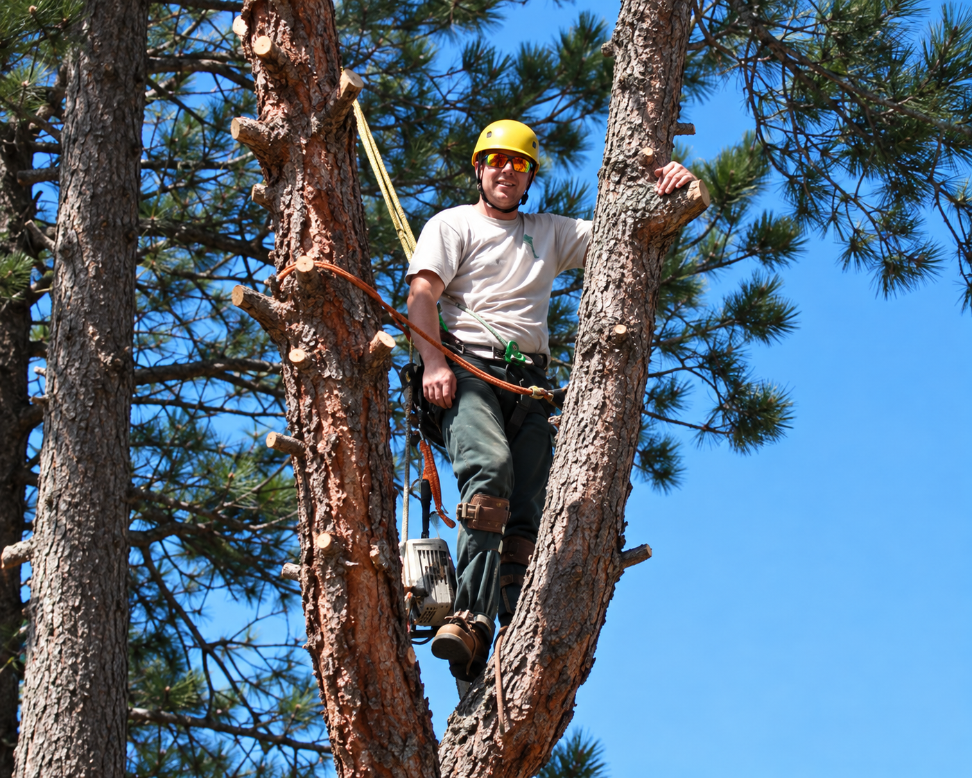 Tree trimming and removal work in Utah